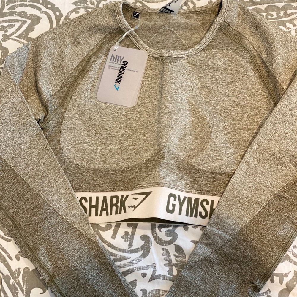 Gymshark Olive Crop